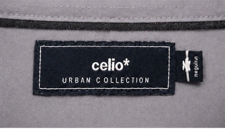 Slim Fit Grey Celio Shirt – Size M – Classic Elegant – photo 2